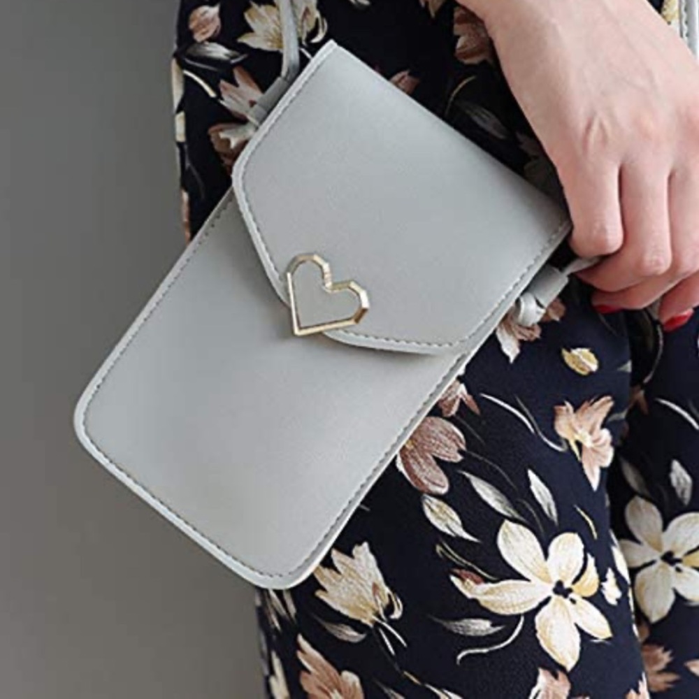 Grey Phone Purse